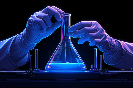 實(shí)驗(yàn)儀器插畫(huà) 科學(xué)與藝術(shù)的交匯